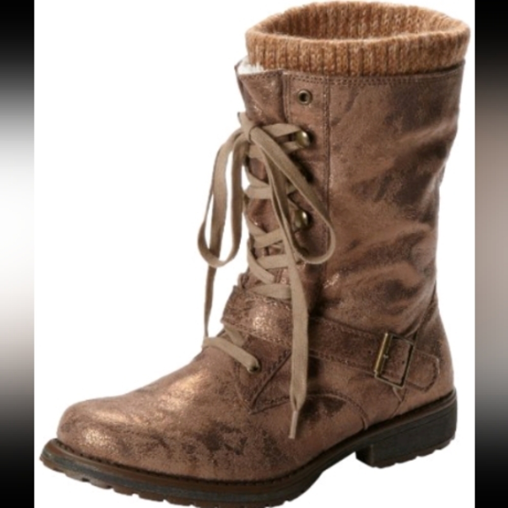 Roxy | "Mercer" bronze boots